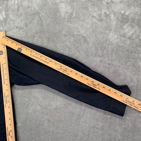 Vintage London Fog Navy Harrington Jacket 38R Drizzler Retro Mod Zip - Picture 9 of 14